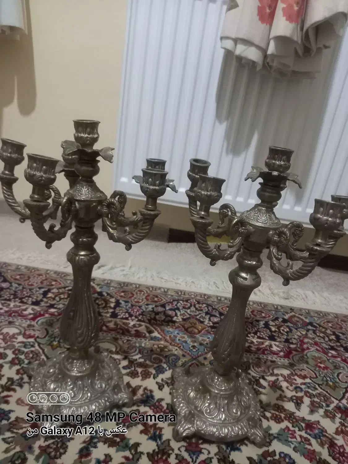 شمعدان قدیمی برنز|کلکسیون اشیاء عتیقه|پردیس, فاز ۱۱|دیوار