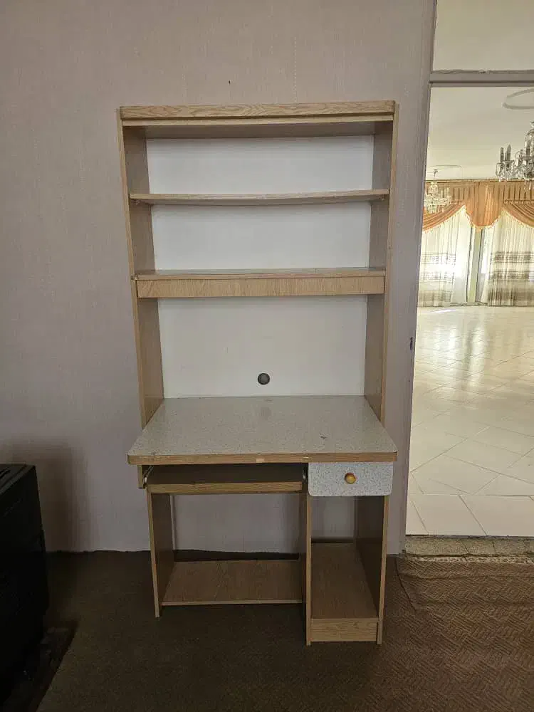 میز کامپیوتر همراه کتابخانه|میز تحریر و کامپیوتر|گلپایگان, |دیوار