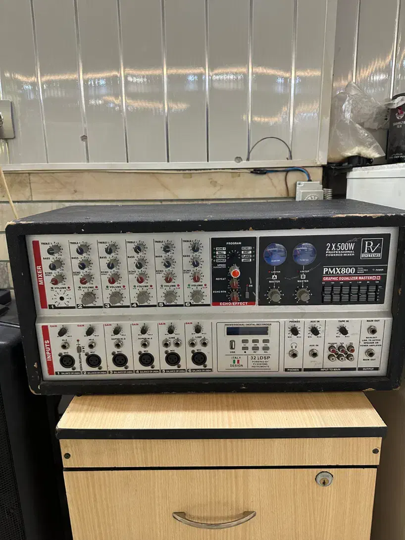 پاور میکسر پی وی pv پر قدرت مناسب فضای باز هیئت|سیستم صوتی خانگی|اردبیل, |دیوار