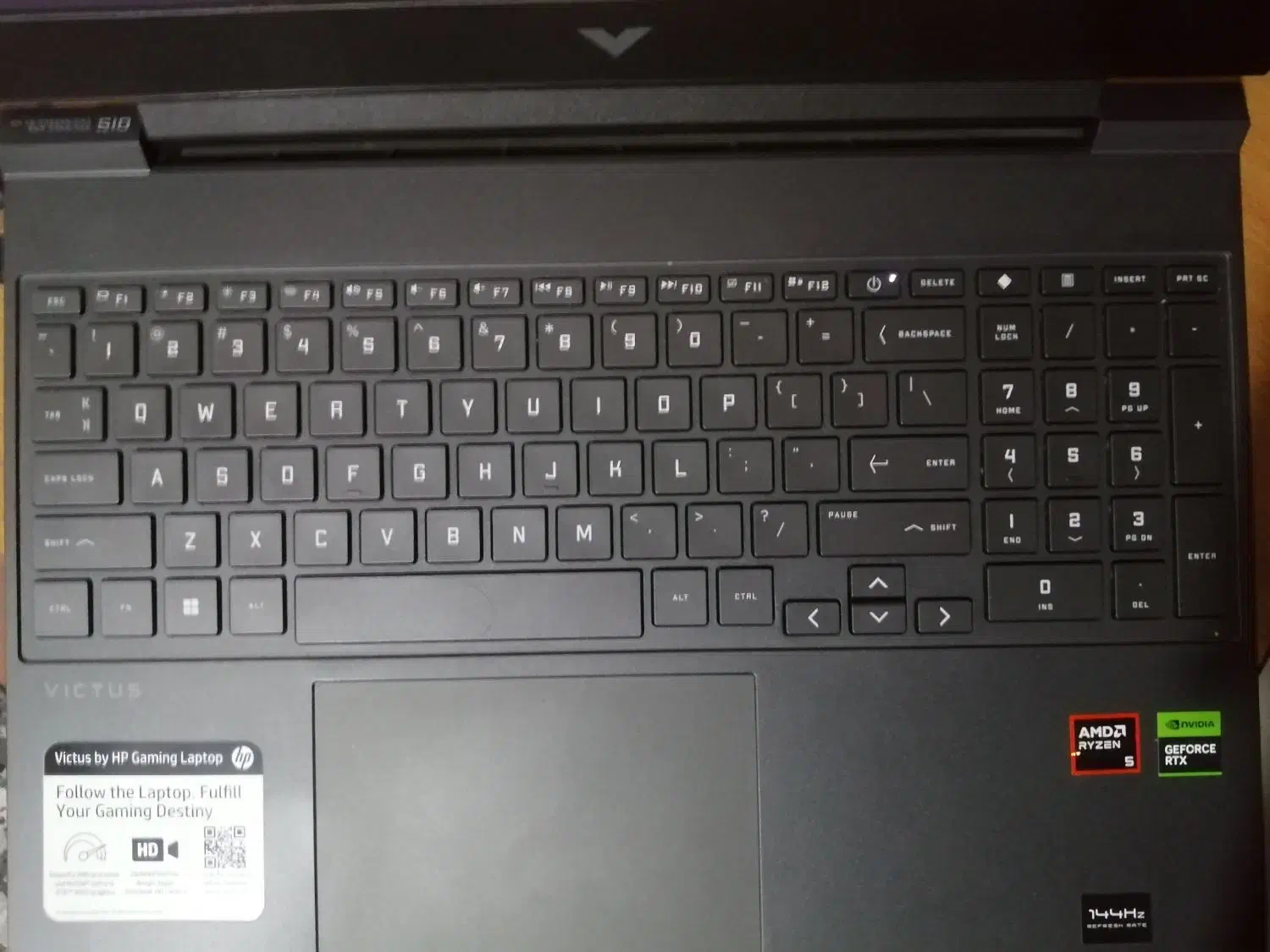 لپ تاپ hp victus gaming گرافیکRtx 4050|رایانه همراه|فردیس, خیام غربی|دیوار