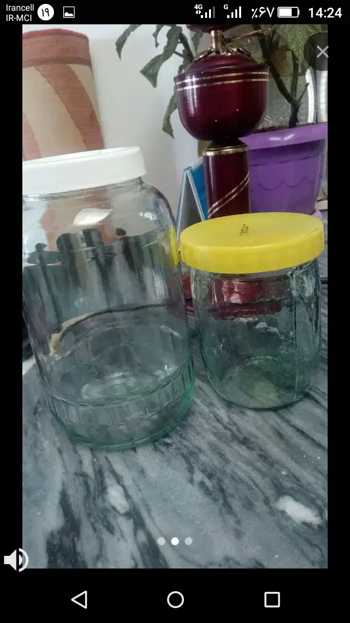 شیشه رب ومربا|ظروف نگهدارنده، پلاستیکی، یک‌بارمصرف|زنجان, |دیوار