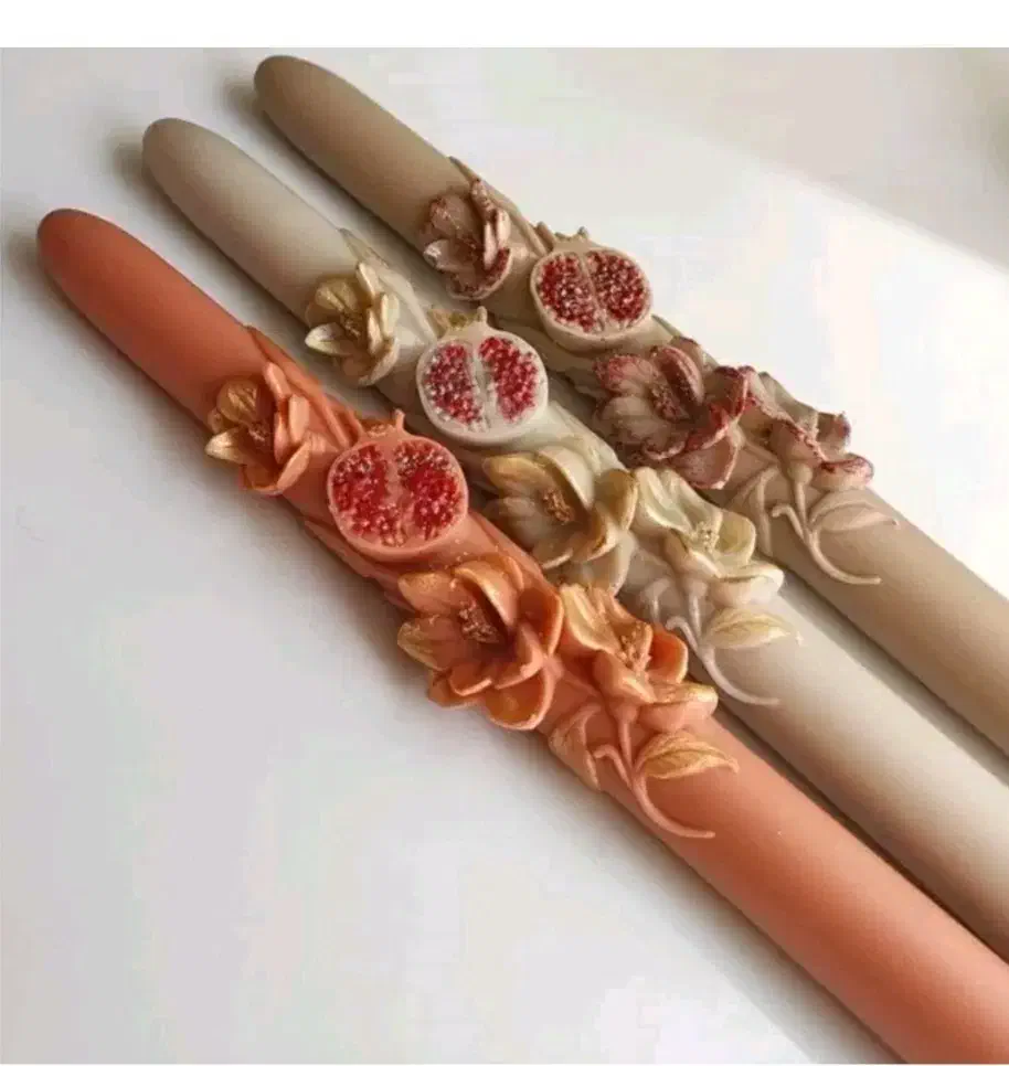 شمع قلمی یلدایی|صنایع دستی و سایر لوازم تزئینی|تهران, بهارستان|دیوار