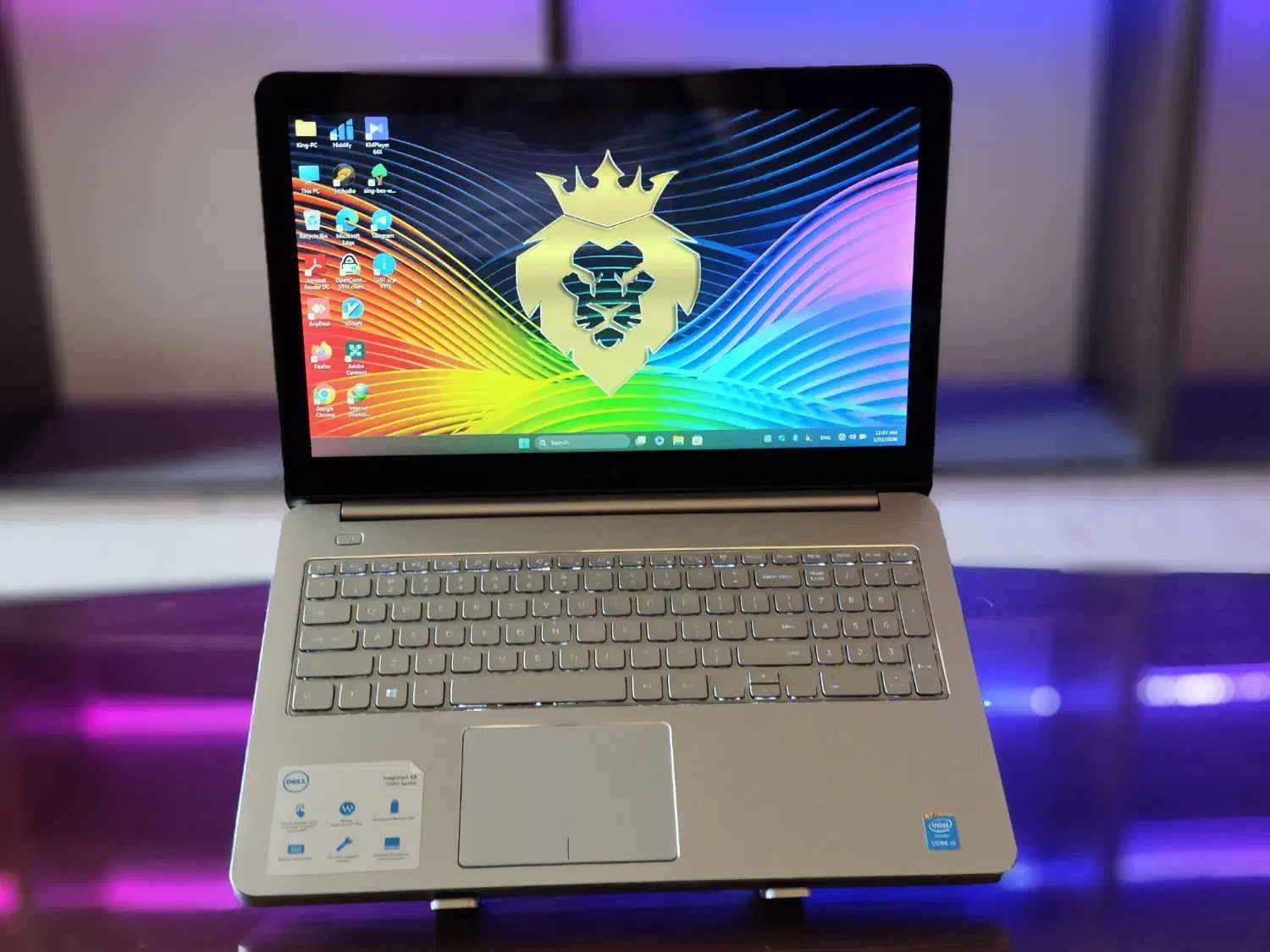 لپتاپ ۱۵.۶ دل لمسی فول امکانات حسابداری اکونومی|رایانه همراه|تهران, بلوار کشاورز|دیوار