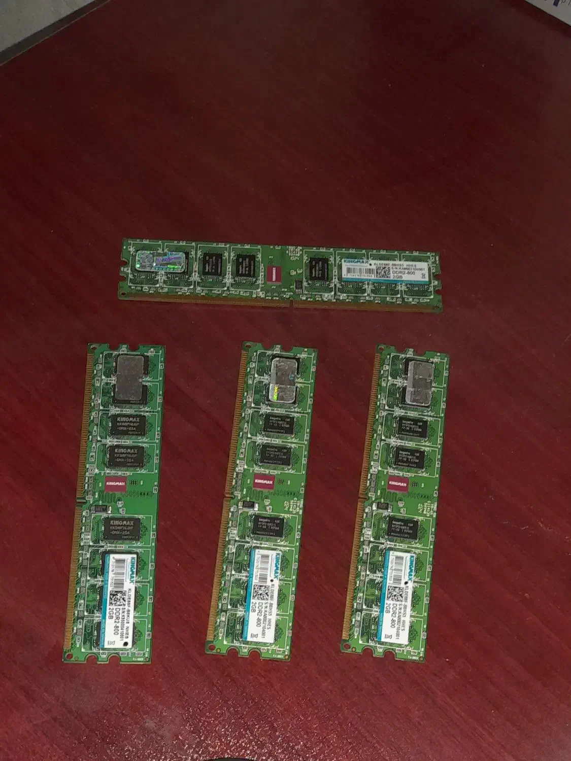 تعداد ۴ عدد رم کامپیوتر DDR2|قطعات و لوازم جانبی رایانه|مشهد, کلاهدوز|دیوار