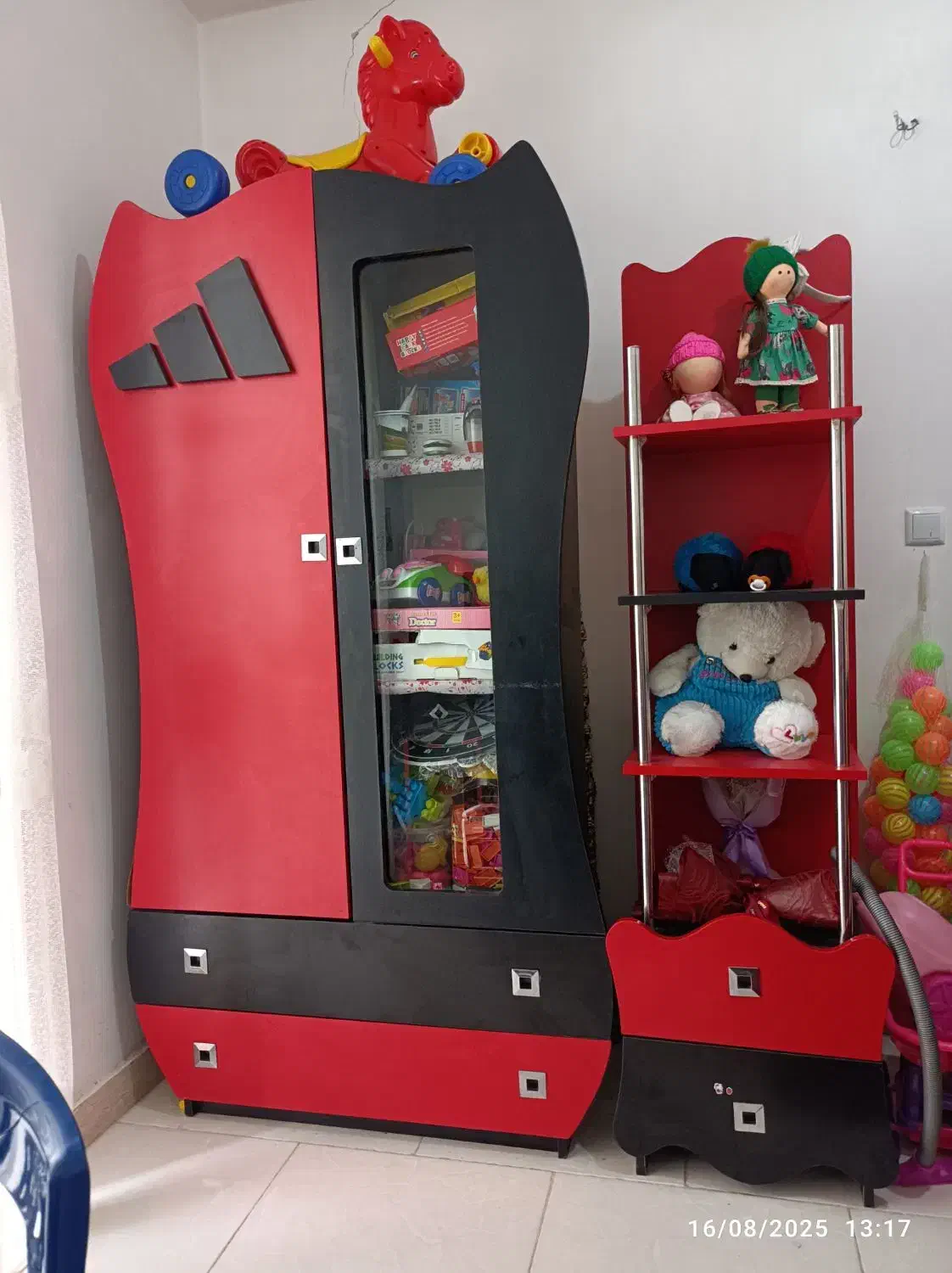 سرویس خواب سه کاره کودک و نوجوان|تخت و سرویس خواب|صومعه‌سرا, |دیوار