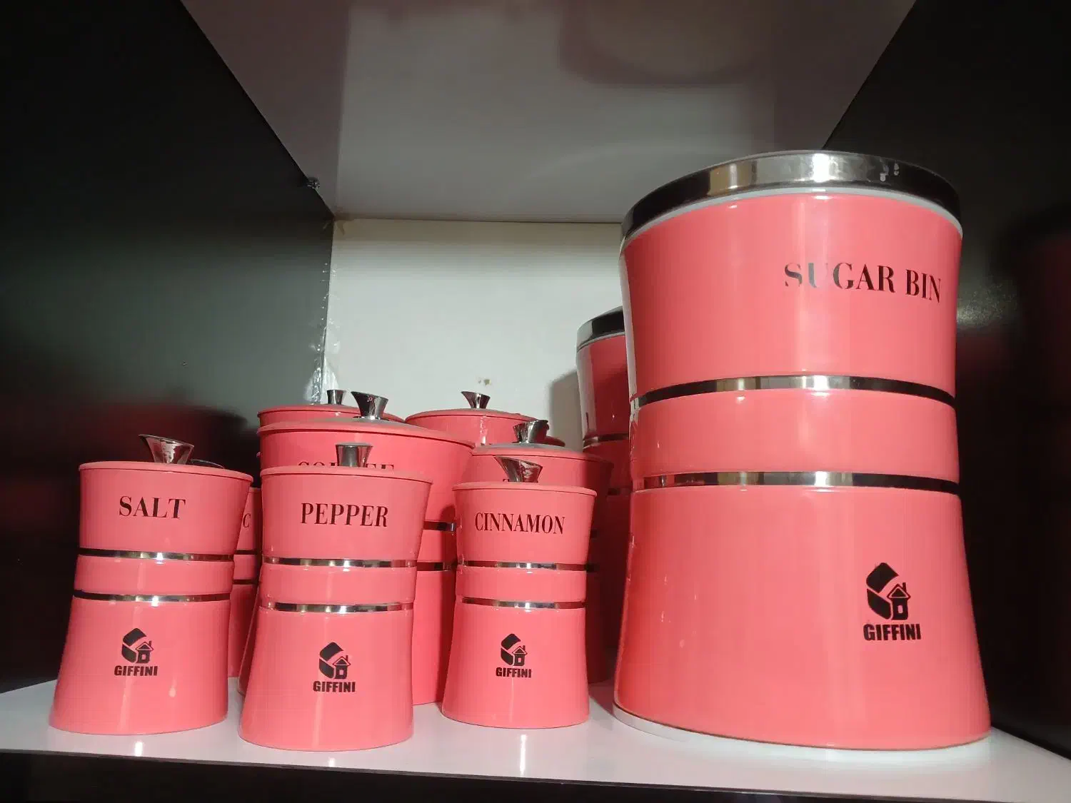 سرویس تمام استیل جیفینی ایتالیایی|ظروف نگهدارنده، پلاستیکی، یک‌بارمصرف|قم, وادی السلام|دیوار