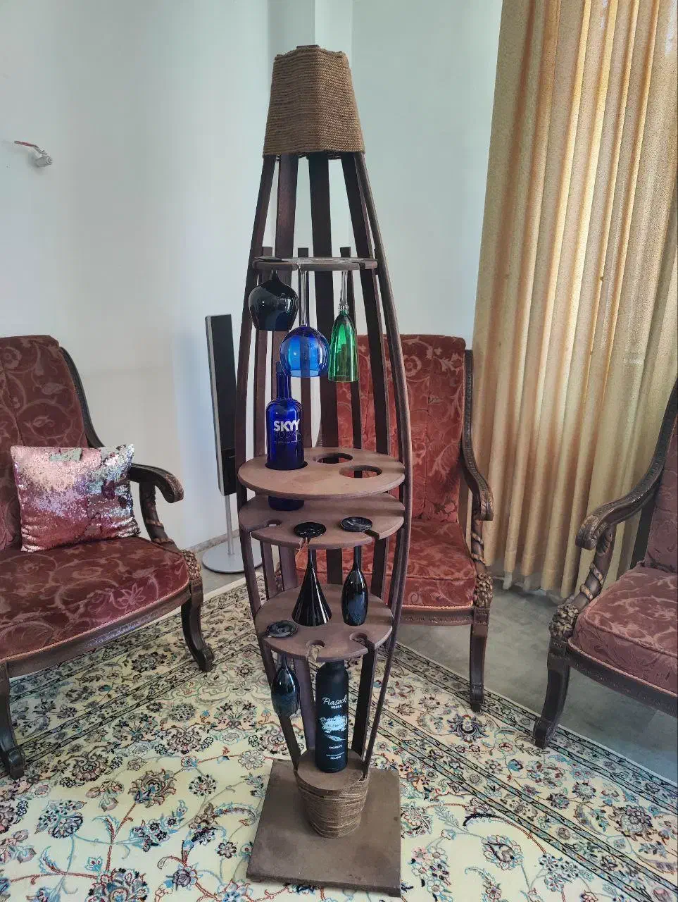 میز بار،استند بار،کمد بار مینی بار،بار ایستاده|بوفه، ویترین، کنسول|اصفهان, آبشار|دیوار