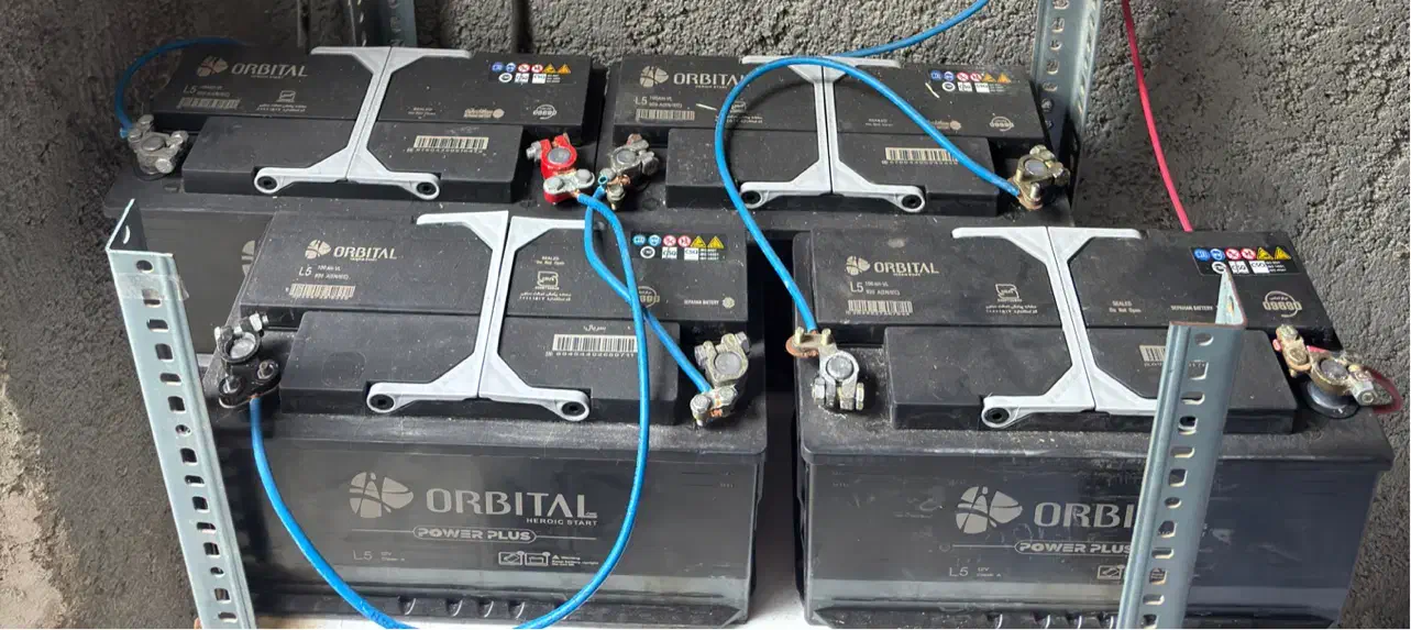 ۴ عدد باتری ۱۰۰ امپر نو اوربیتال|قطعات یدکی و لوازم جانبی|شیراز, داریون|دیوار