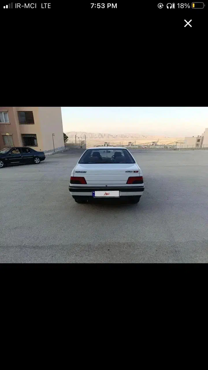 سواری پژو ۴۰۵TU5سفید کارمندی|خودرو سواری و وانت|شیراز, شهرک بهار|دیوار