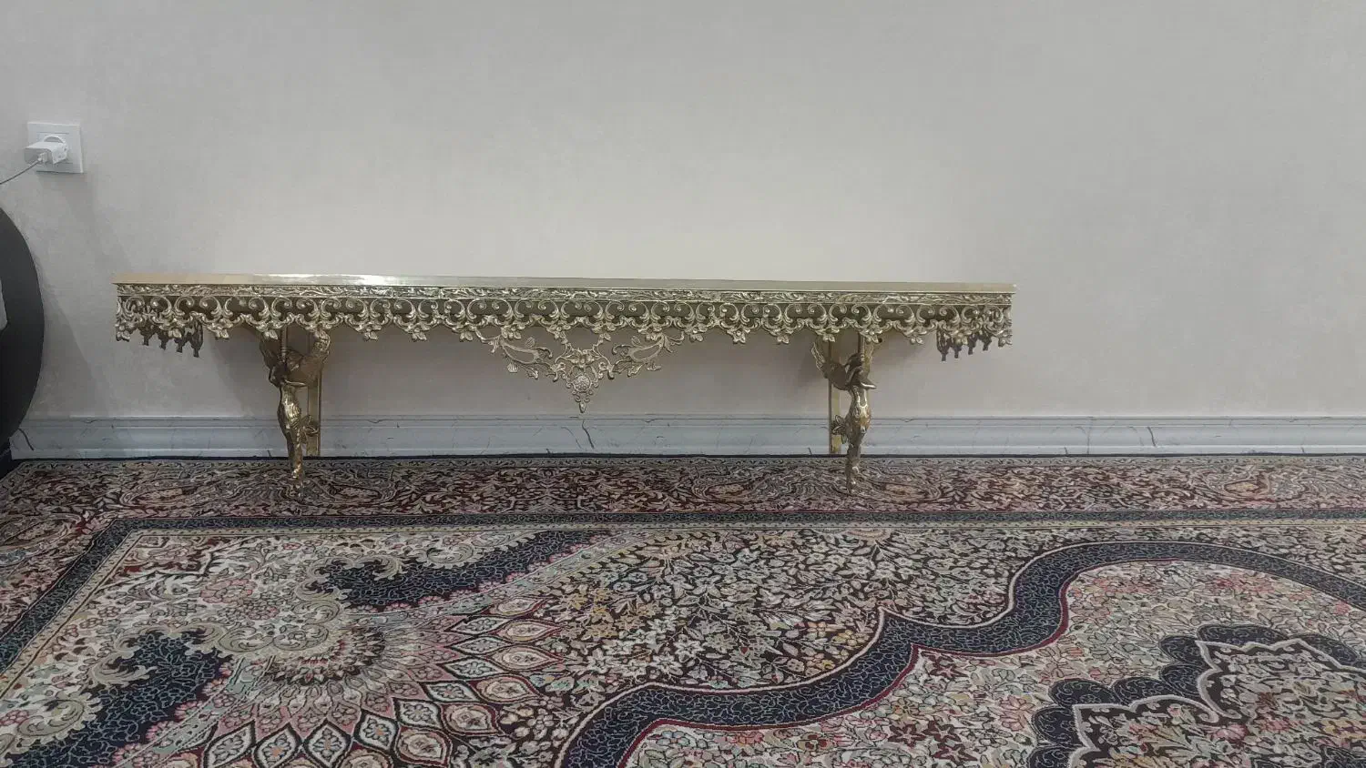 میز دیواری برنز سنگین|میز تلویزیون|همدان, |دیوار