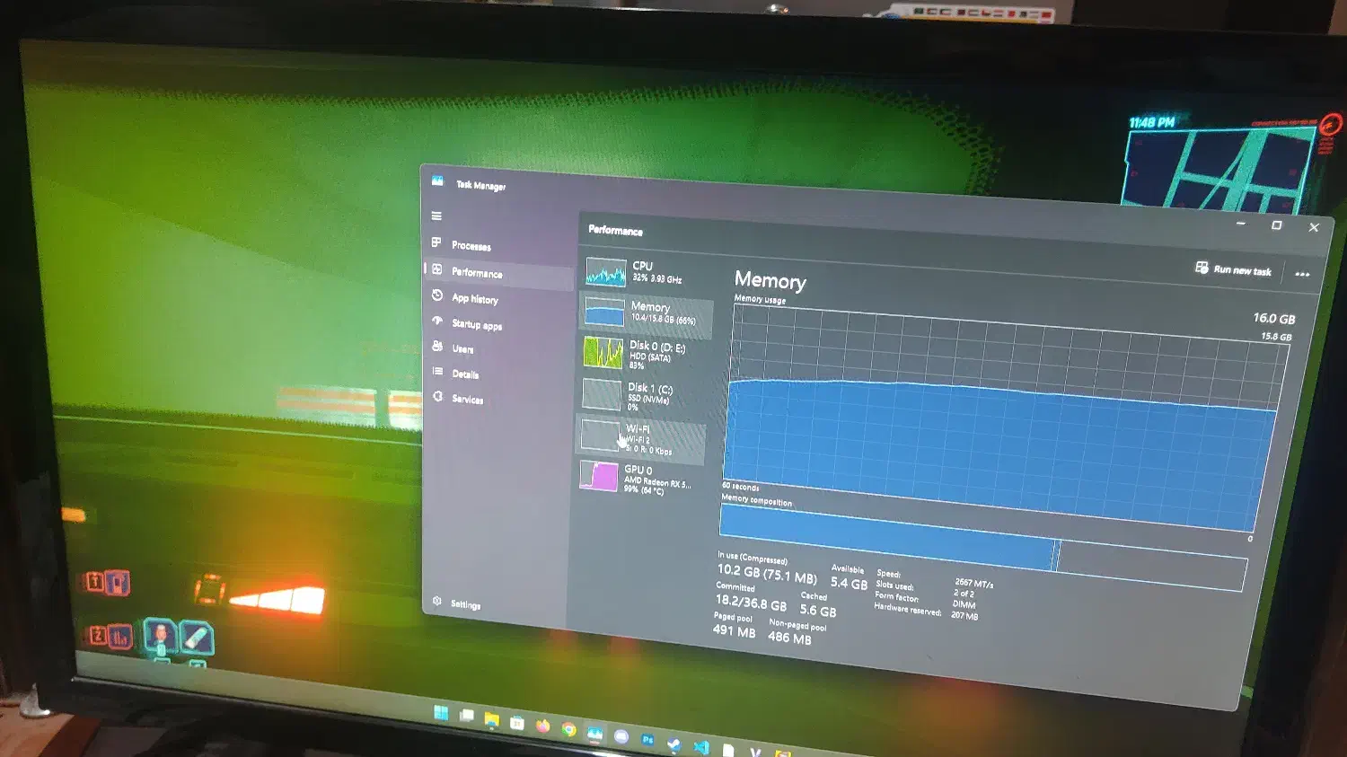 Ram DDR4. 16 GB  2666|قطعات و لوازم جانبی رایانه|اصفهان, چشمه باقرخان|دیوار