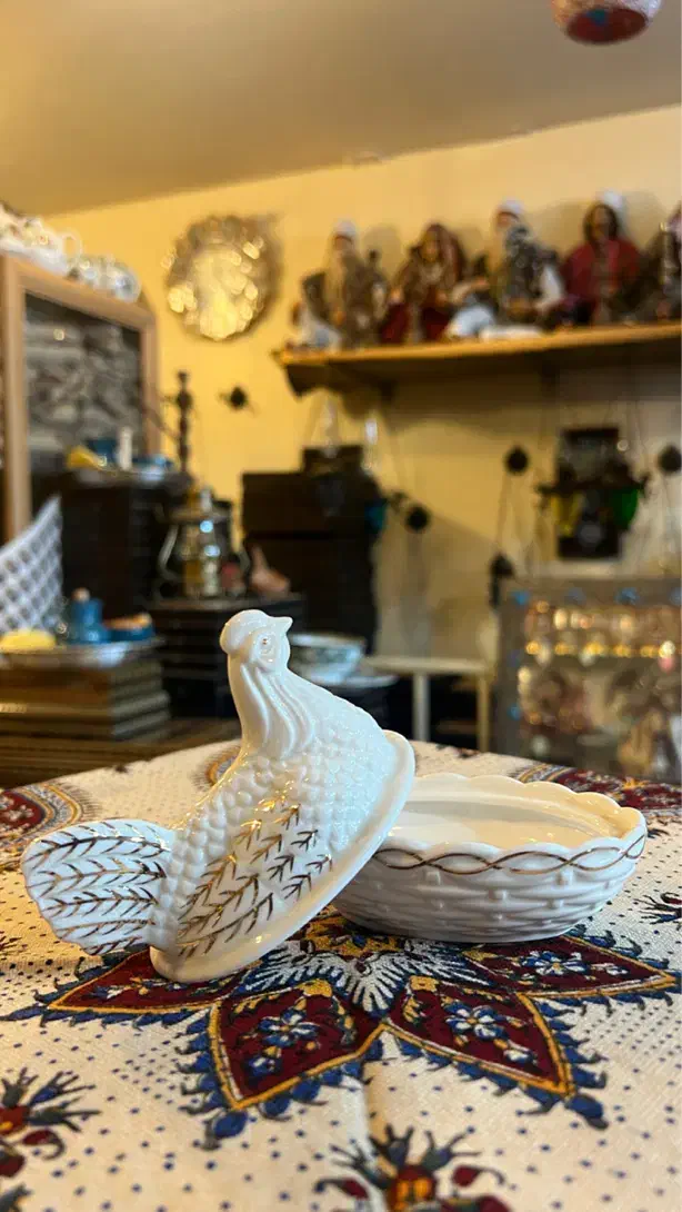 جاجواهری مرغ انتیک|کلکسیون اشیاء عتیقه|تهران, جردن|دیوار