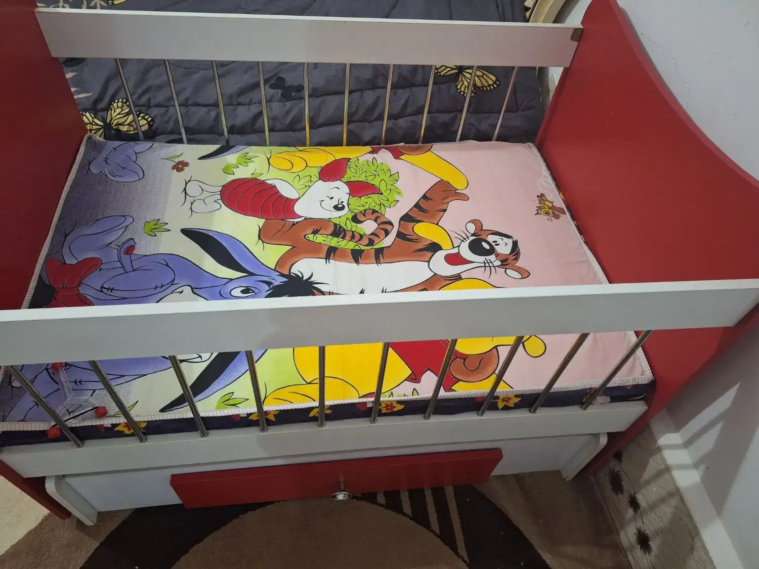 تخت کودک گهواره شو|تخت و صندلی بچه|زابل, |دیوار