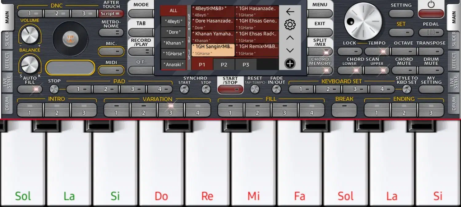 پک ریتم و صدای کرمانجی برای ارگ اندروید|پیانو، کیبورد، آکاردئون|مشهد, فدک|دیوار