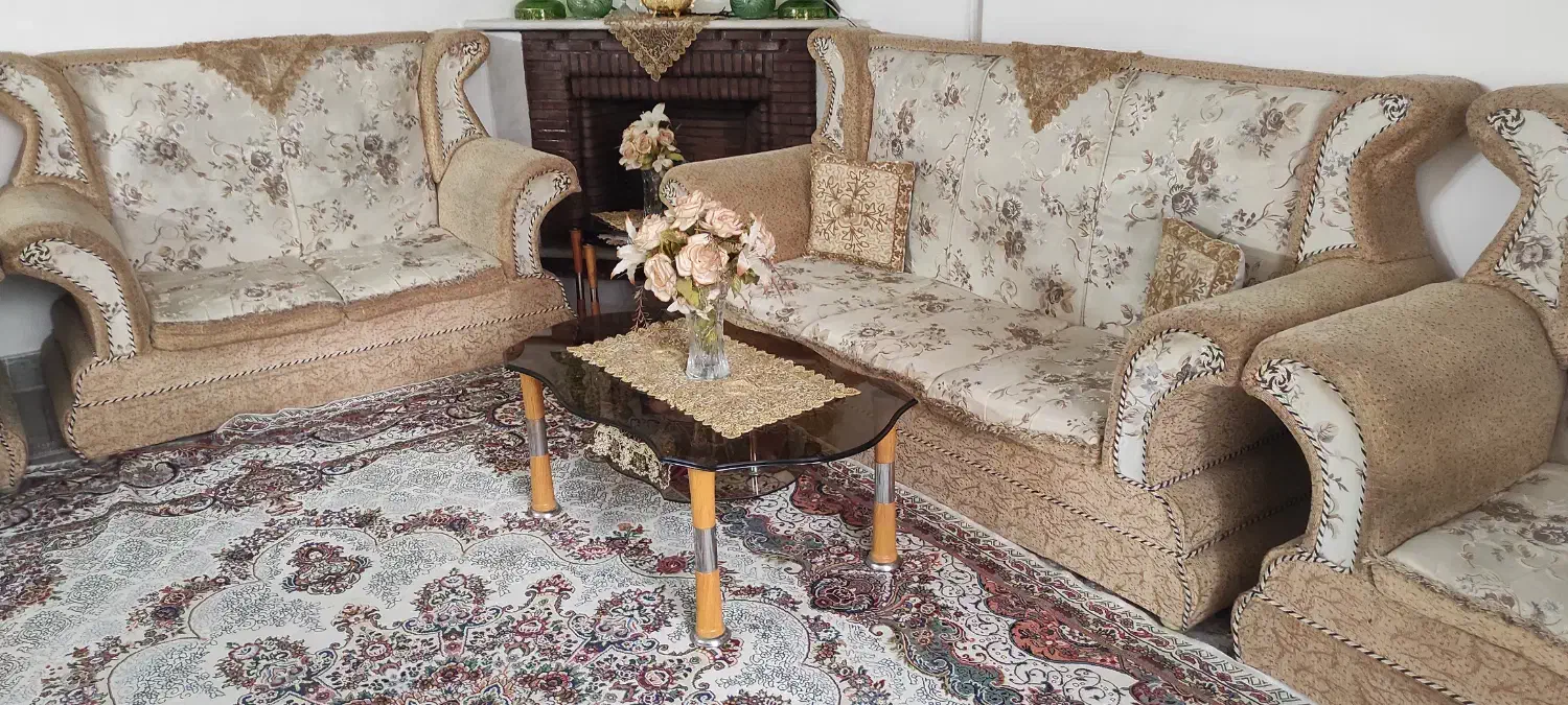 مبل راحتی ۷ نفره|مبلمان خانگی و میز عسلی|قزوین, |دیوار