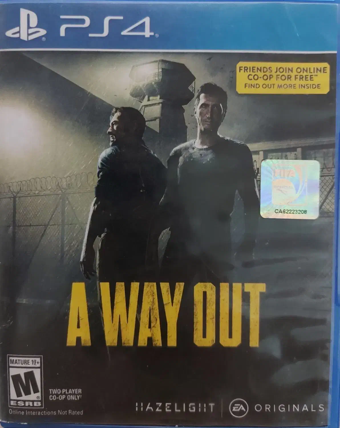 بازی a way out برای ps4|کنسول، بازی ویدئویی و آنلاین|کرج, گوهردشت|دیوار