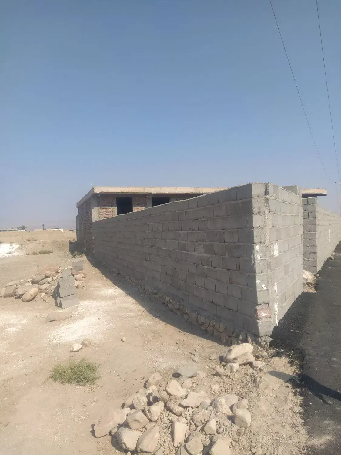 فروش خانه نیم ساز در شهرستان راور روستای تقی اباد|فروش خانه و ویلا|راور, |دیوار