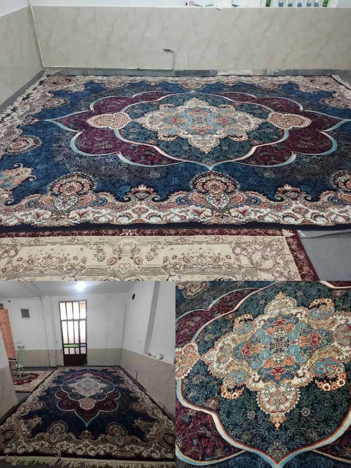 فرش ۱۲متری|فرش|خاوران, |دیوار