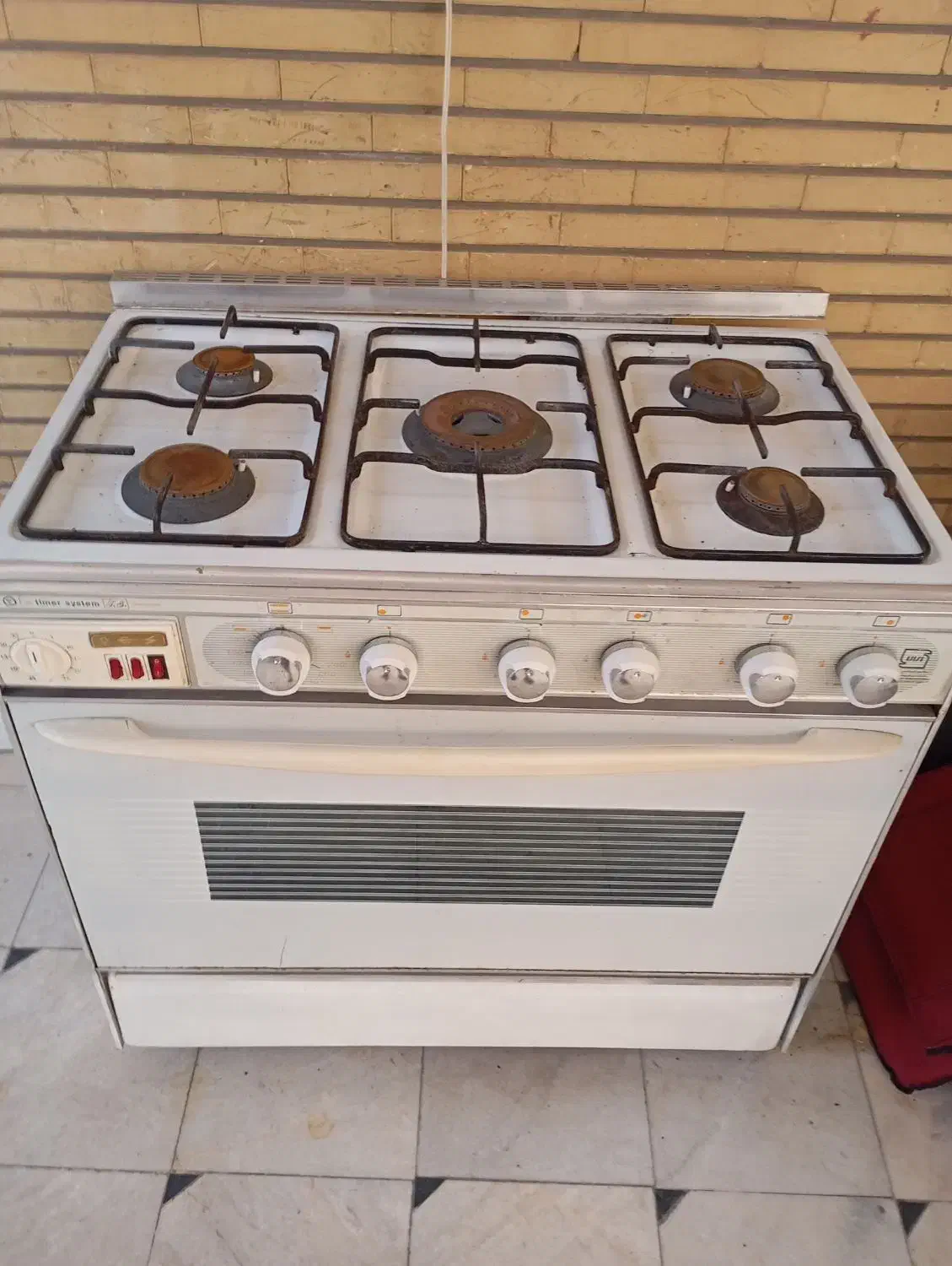 اجاق گاز پنج شعله فر دار|اجاق گاز و لوازم برقی پختوپز|کاشان, ملا حبیبالله شریف|دیوار