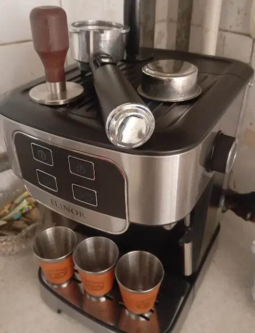 دستگاه اسپرسو ساز قهوه و لته ساز همراه پخش بخار|سماور، چایساز، قهوهساز|الوند, |دیوار