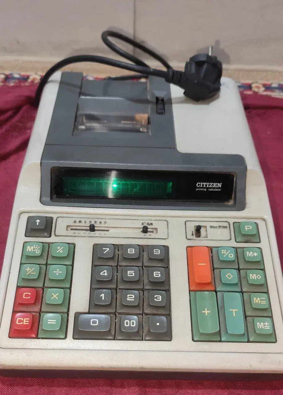 ماشین حساب پرینتر برقی حرفه ای سالم|پرینتر، اسکنر، کپی، فکس|صومعه‌سرا, |دیوار