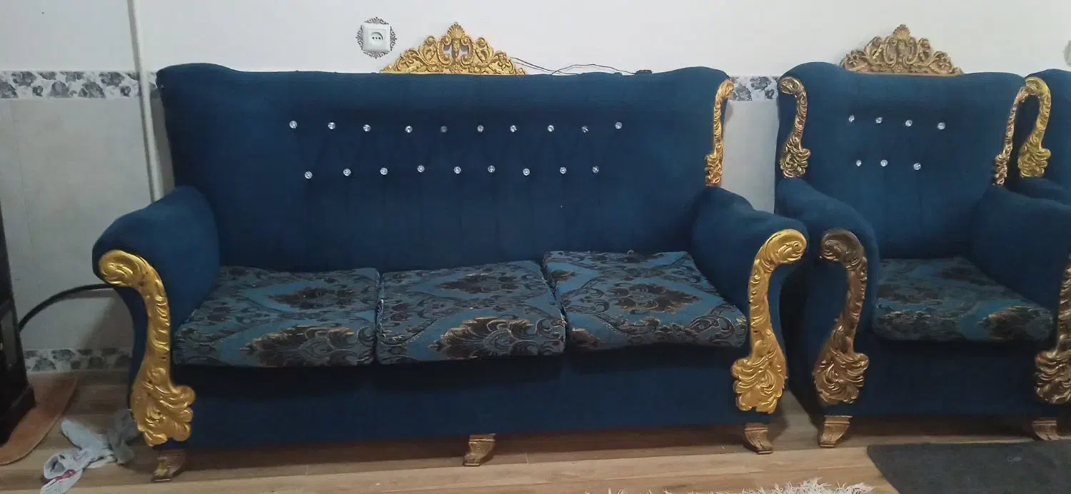 مبل هفت نفره|مبلمان خانگی و میز عسلی|جوانرود, |دیوار