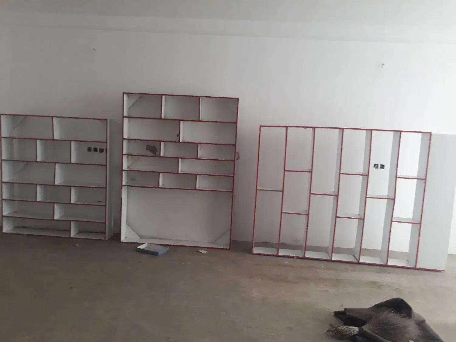 قفسه ملامینه با نوار پی وی سی مناسب هر شغلی|کتابخانه، شلف، قفسههای دیواری|سراب, |دیوار