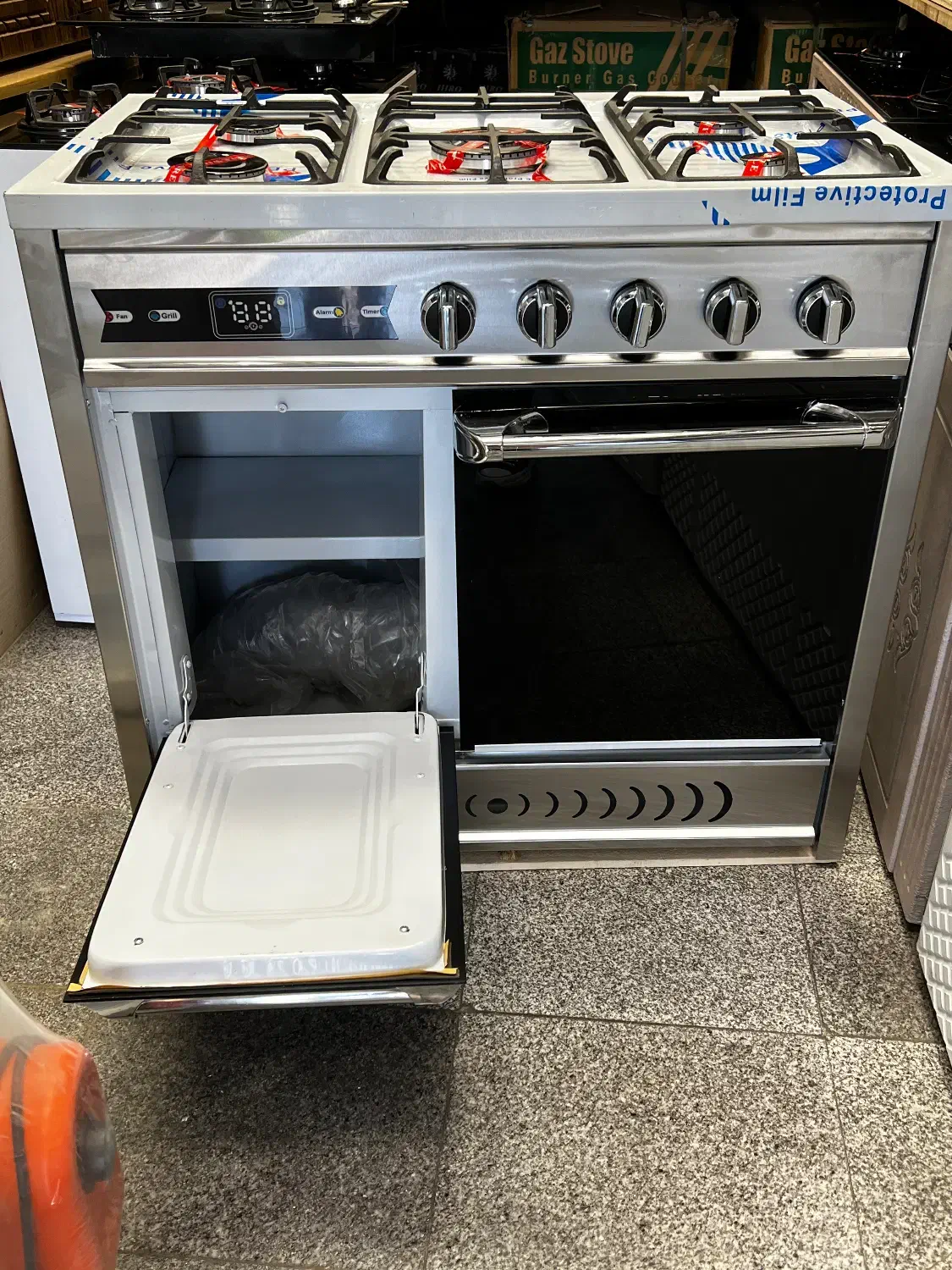 اجاق گاز طرح فر رویه استیل|اجاق گاز و لوازم برقی پخت‌وپز|تهران, هاشمی|دیوار