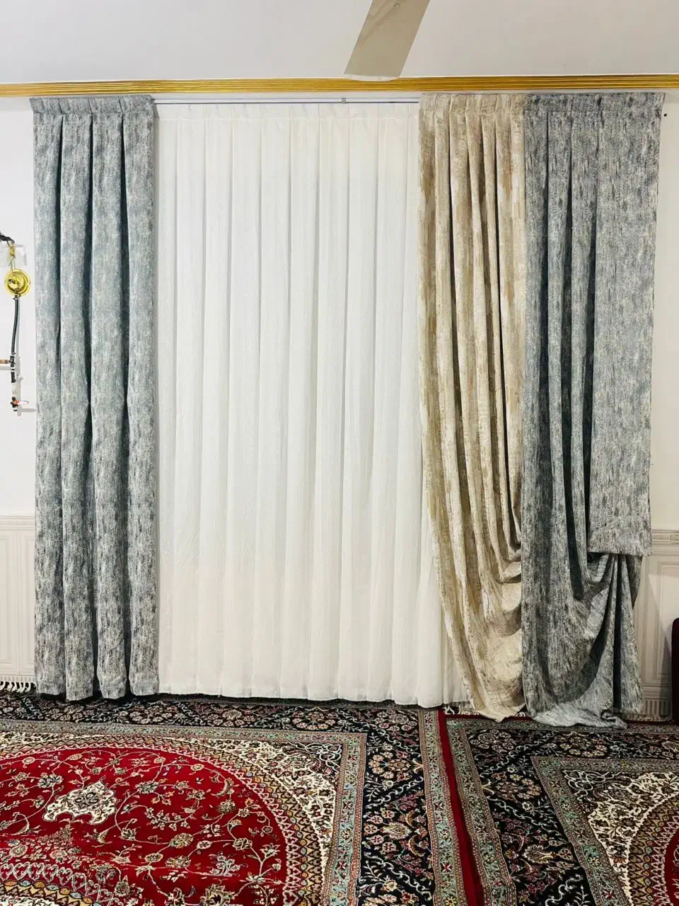 دکوراسیون محمودی|پرده، رانر، رومیزی|اهواز, کمپلو شمالی|دیوار
