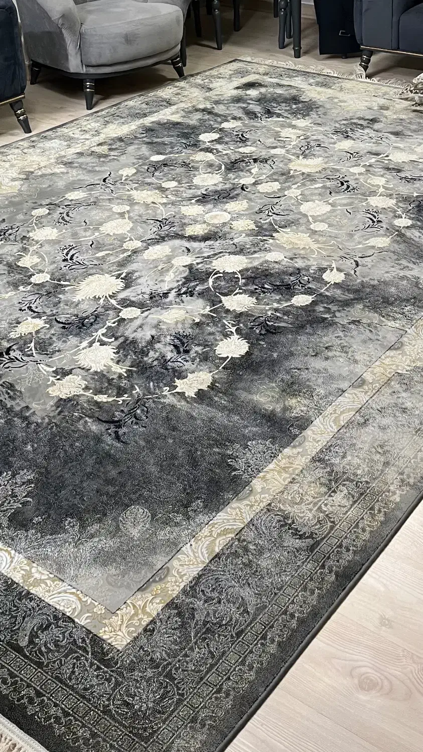 فرش ۹متری ابریشم|فرش|گرگان, |دیوار