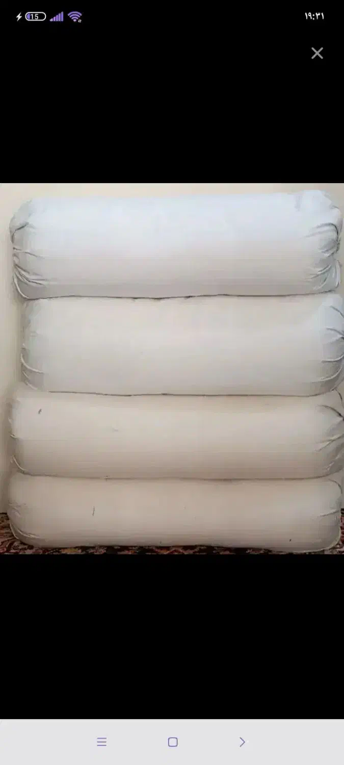 متکا پر و لول مناسب جهاز عروس|رختخواب، بالش، پتو|کرمانشاه, |دیوار