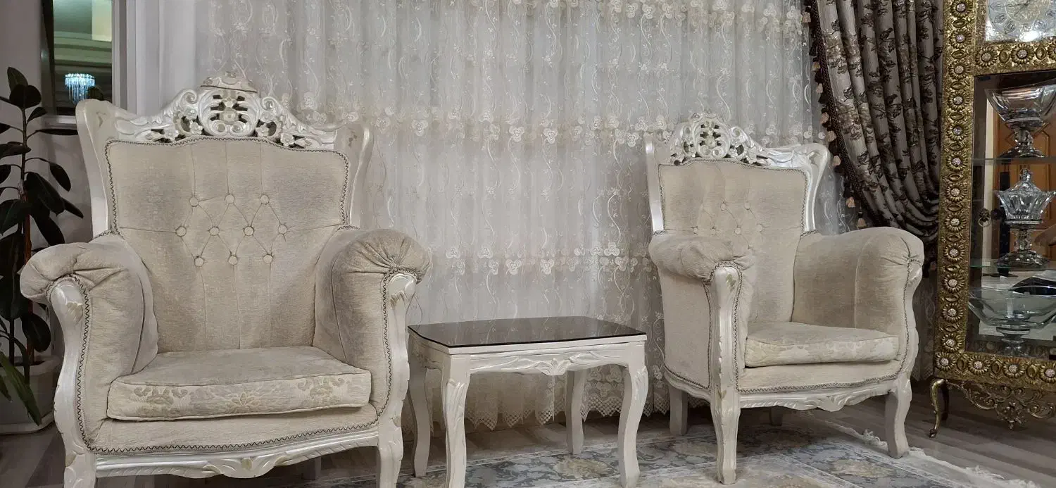 مبل نه نفره چوب گردو|مبلمان خانگی و میز عسلی|اردبیل, |دیوار