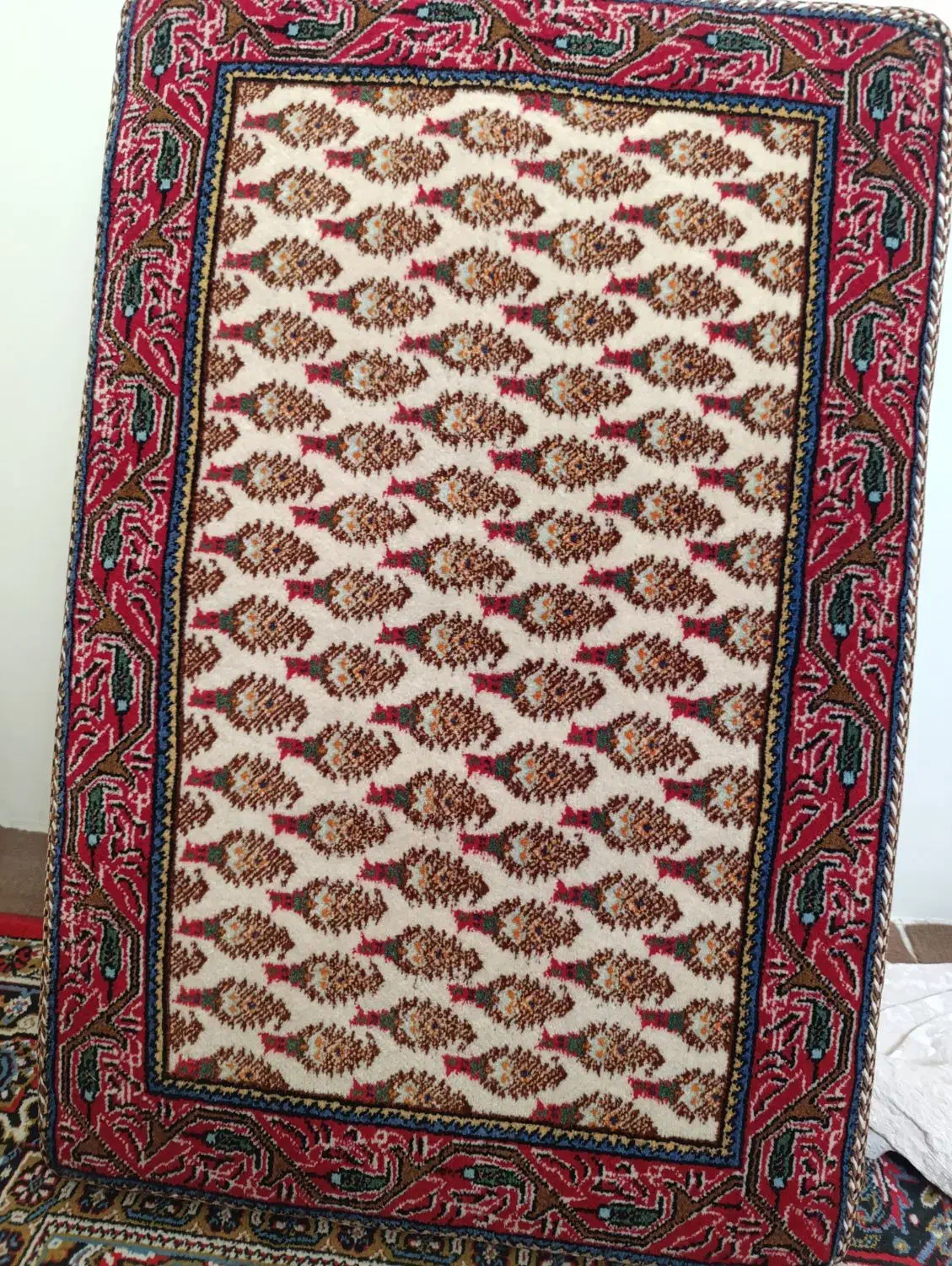 پشتی 40رج دست بافت|پشتی|تبریز, |دیوار