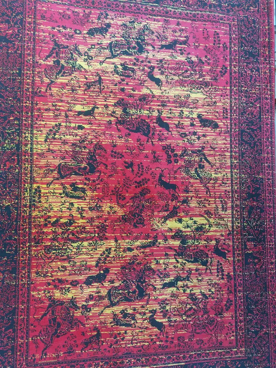 *فرش نارسیس*|فرش|قرق, |دیوار