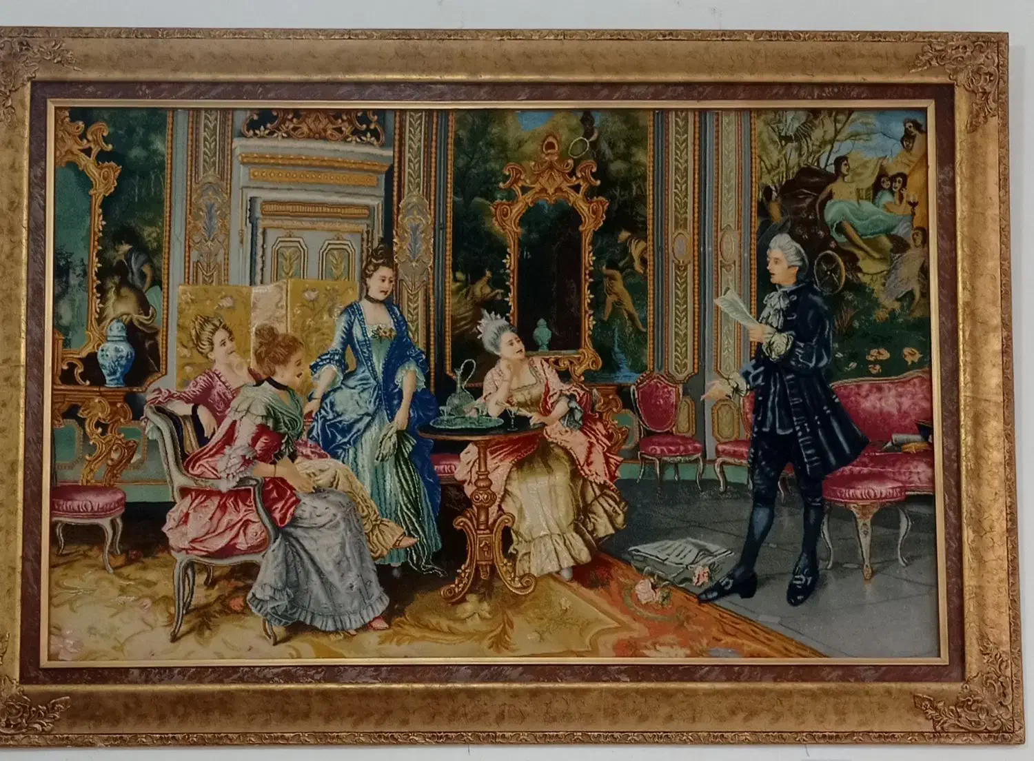 تابلو فرش (شاعر جوان)|تابلو فرش|اردبیل, |دیوار