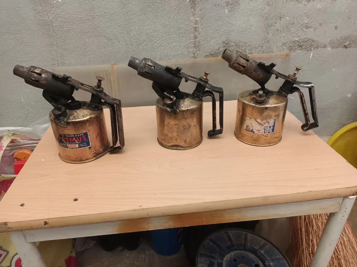 ۳عددپریموس ۱عددآویزکلید|کلکسیون اشیاء عتیقه|تبریز, |دیوار