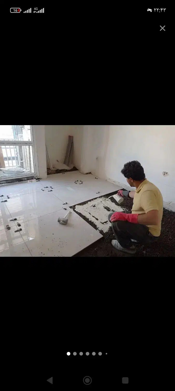 کاشی کاری سنگ کاری کف حال مغازه|خدمات پیشه و مهارت|ارومیه, |دیوار