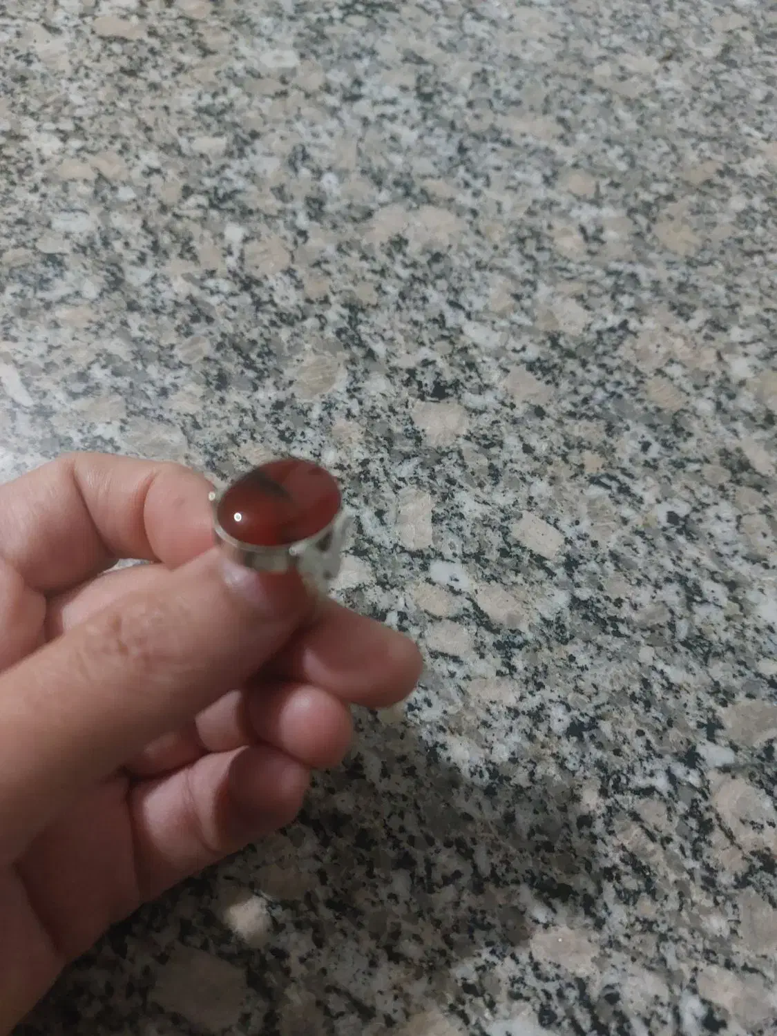 انگشتر عقیق اصل|جواهرات|کازرون, |دیوار