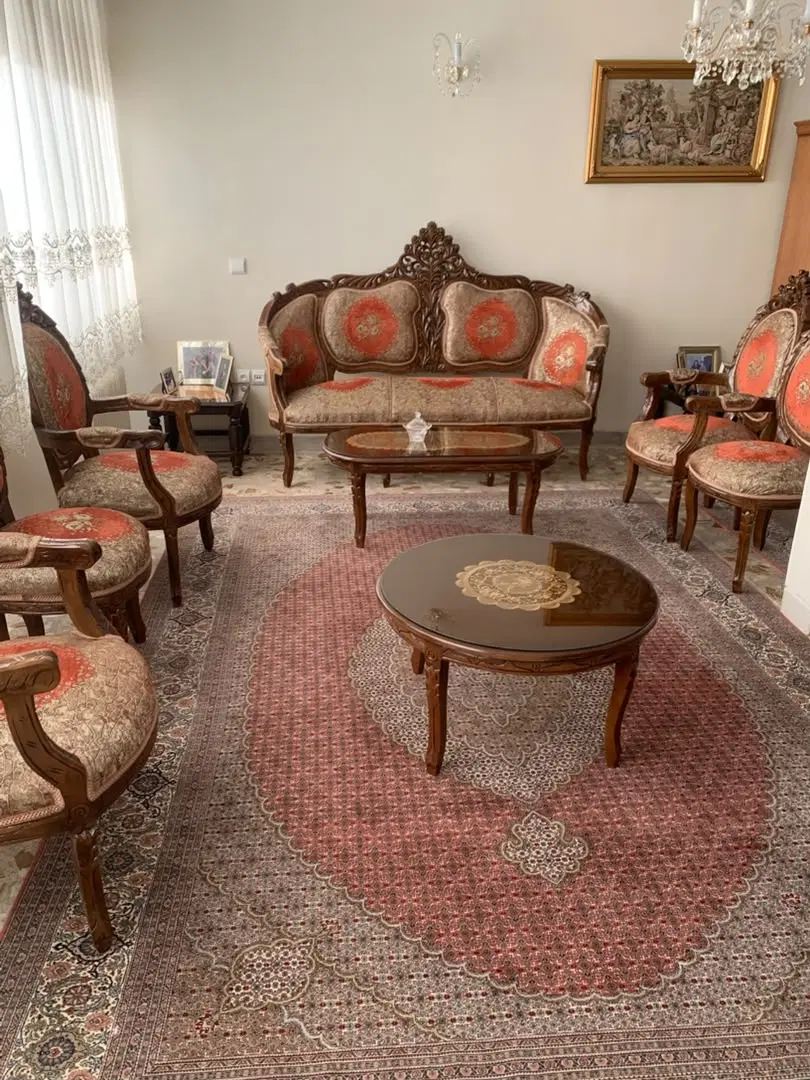فروش ۲دست مبل استیل ۷ نفره وبوفه۲تیکه|مبلمان خانگی و میز عسلی|تهران, پارک شهر|دیوار