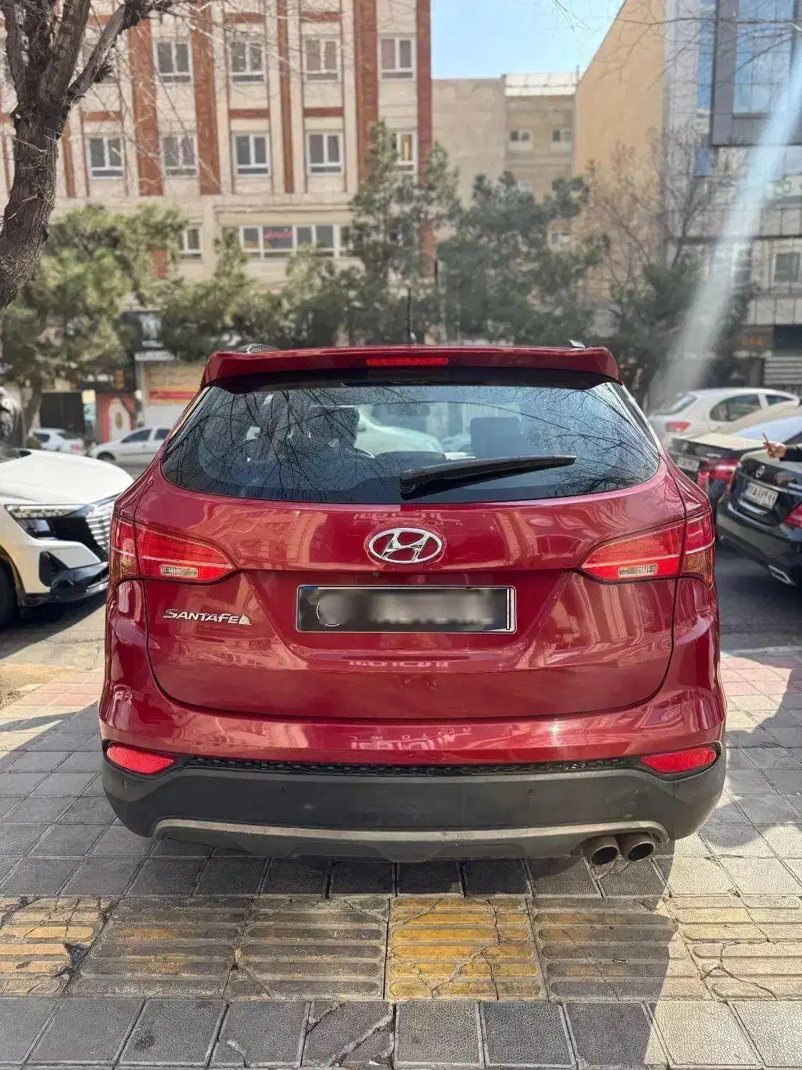 سانتافه ۲۰۱۴|خودرو سواری و وانت|تهران, درختی|دیوار