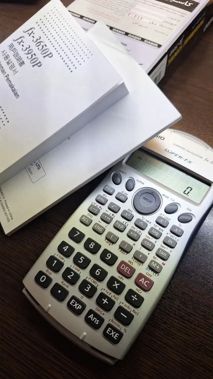 ماشین حساب مهندسی کاسیو CASIO اصلی|لوازم التحریر|مشهد, شهرک بهارستان|دیوار