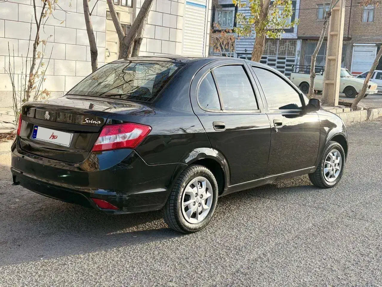 ساینا ۹۹ مشکی بی رنگ کم کار|خودرو سواری و وانت|قروه, |دیوار