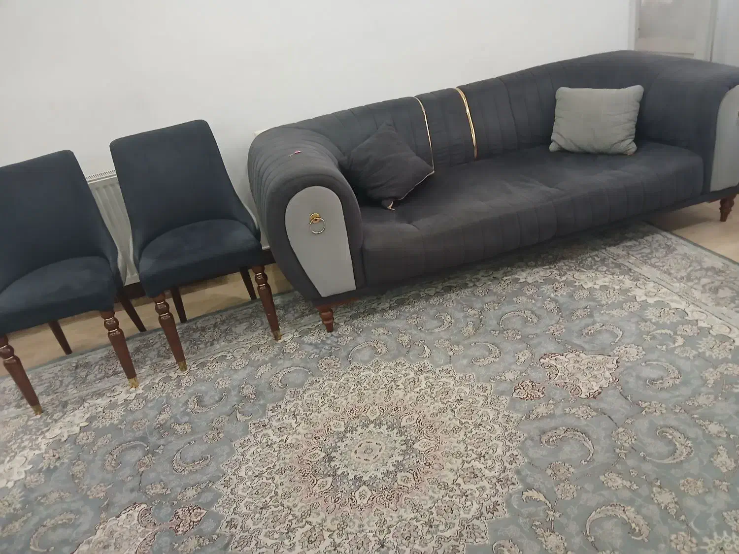 مبل هفت نفره ومیزنهارخوری شش نفره|مبلمان خانگی و میز عسلی|رشت, نخودچر|دیوار