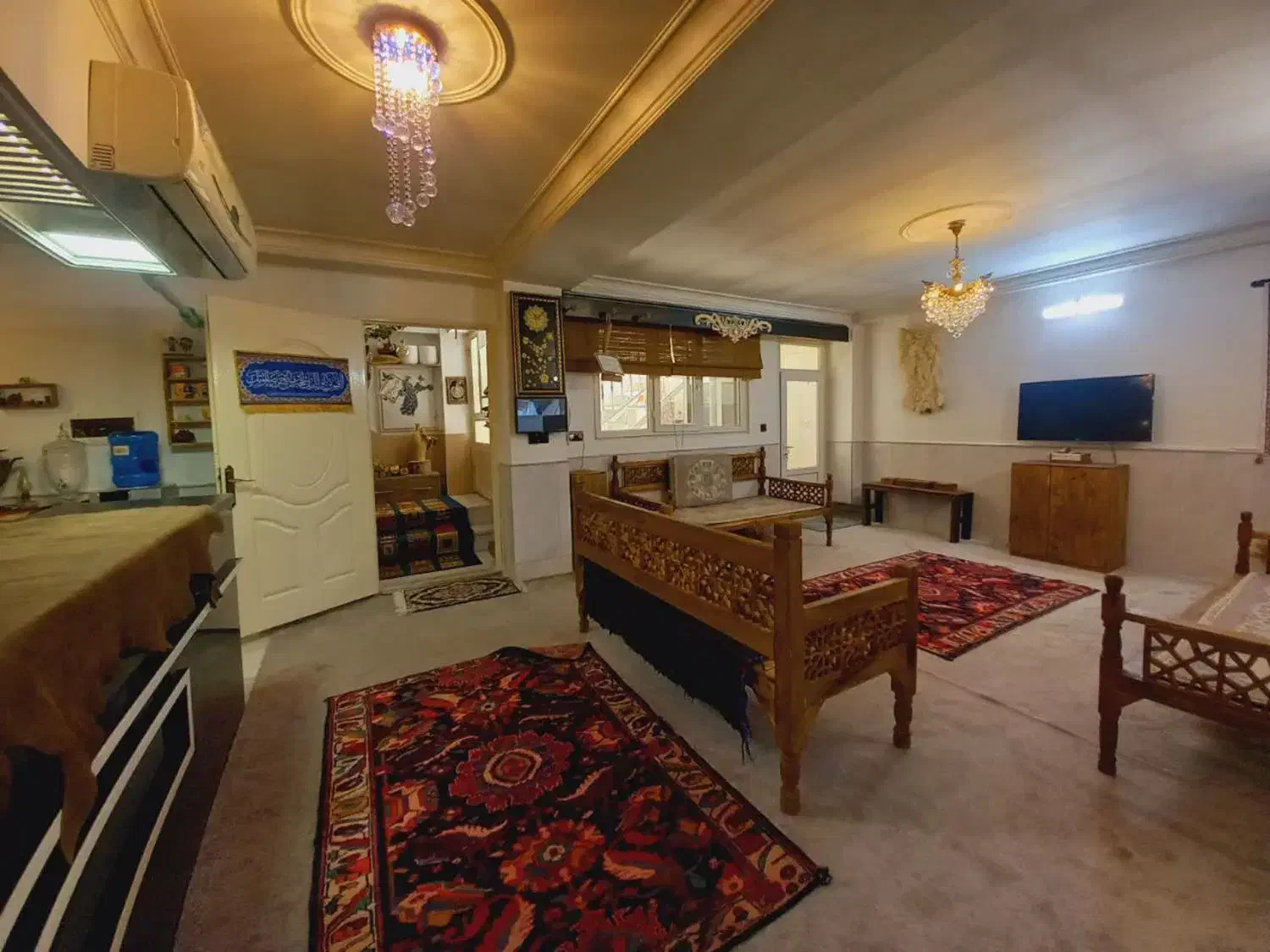 ۱۱۵ متر زیرزمین آپارتمانی شهرک صادقیه|اجارهٔ آپارتمان|قم, دانش|دیوار