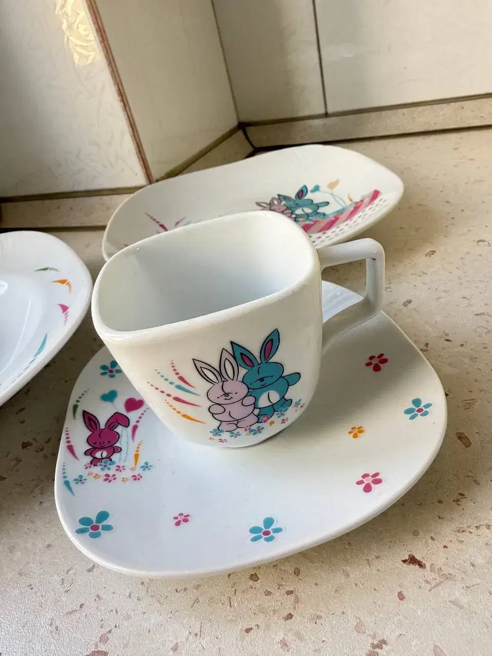 ظروف چینی بچه گانه|ظروف سرو و پذیرایی|تهران, بهداشت|دیوار