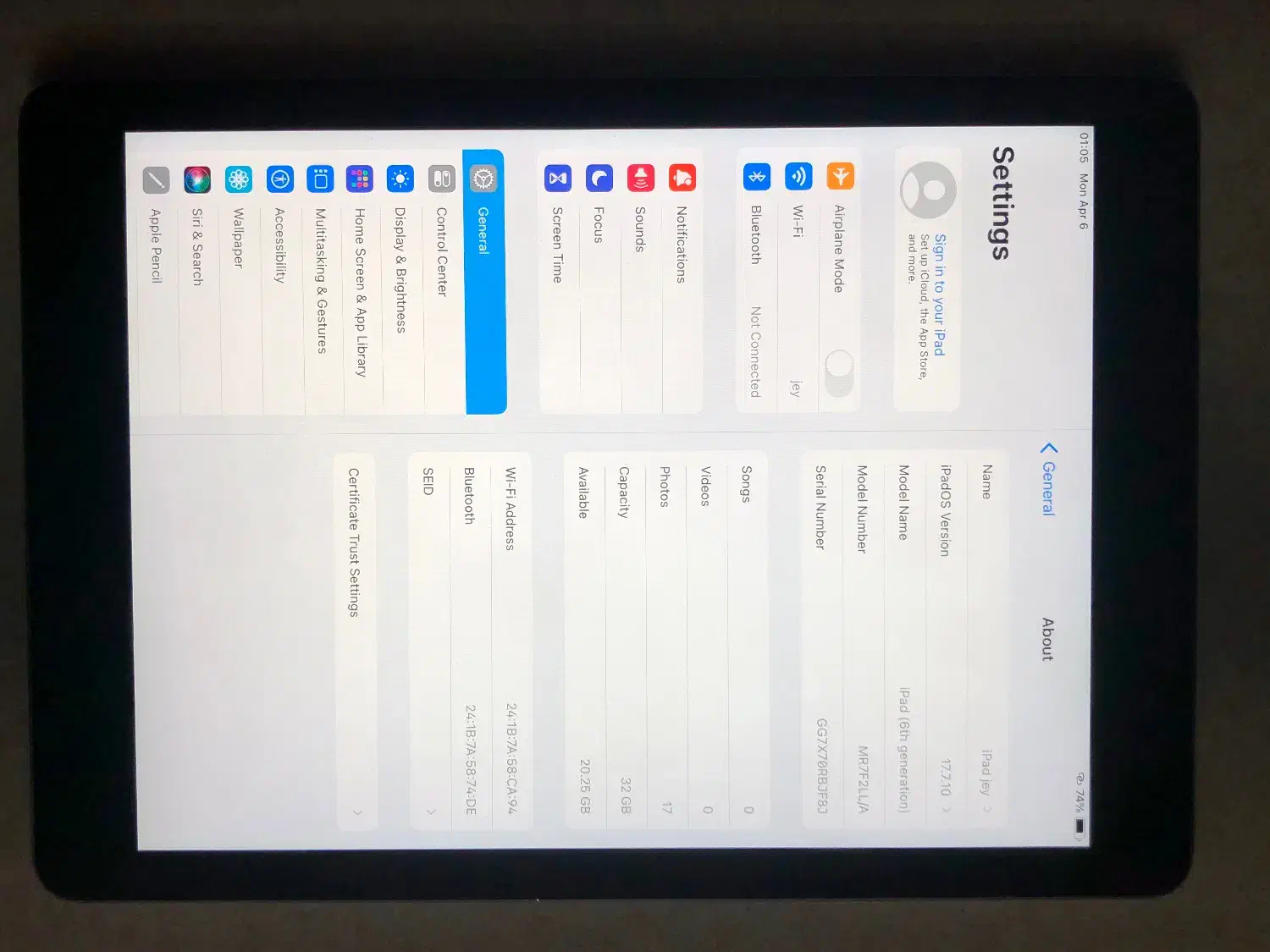 ipad (6th generation)2018|تبلت|تبریز, |دیوار