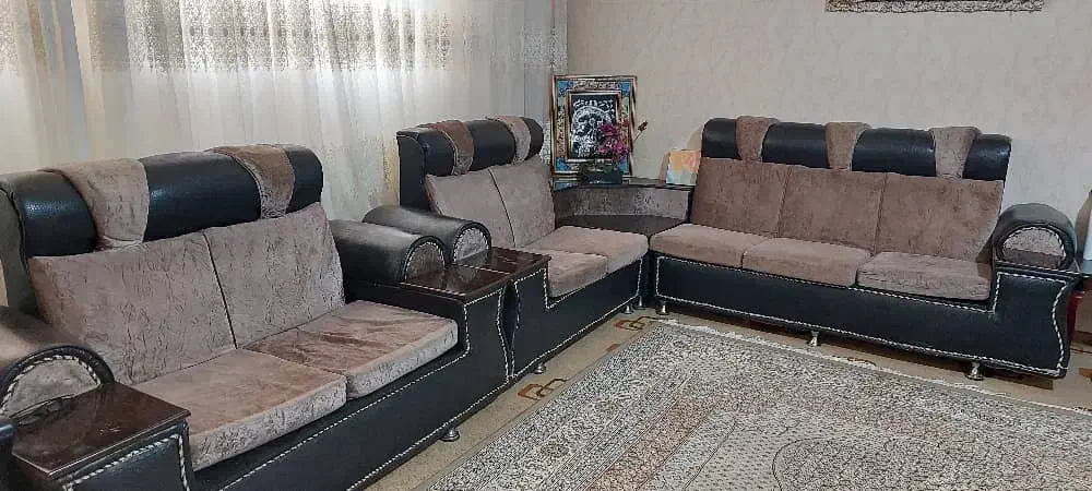 مبل ال هفت نفره|مبلمان خانگی و میز عسلی|فولادشهر, B8|دیوار
