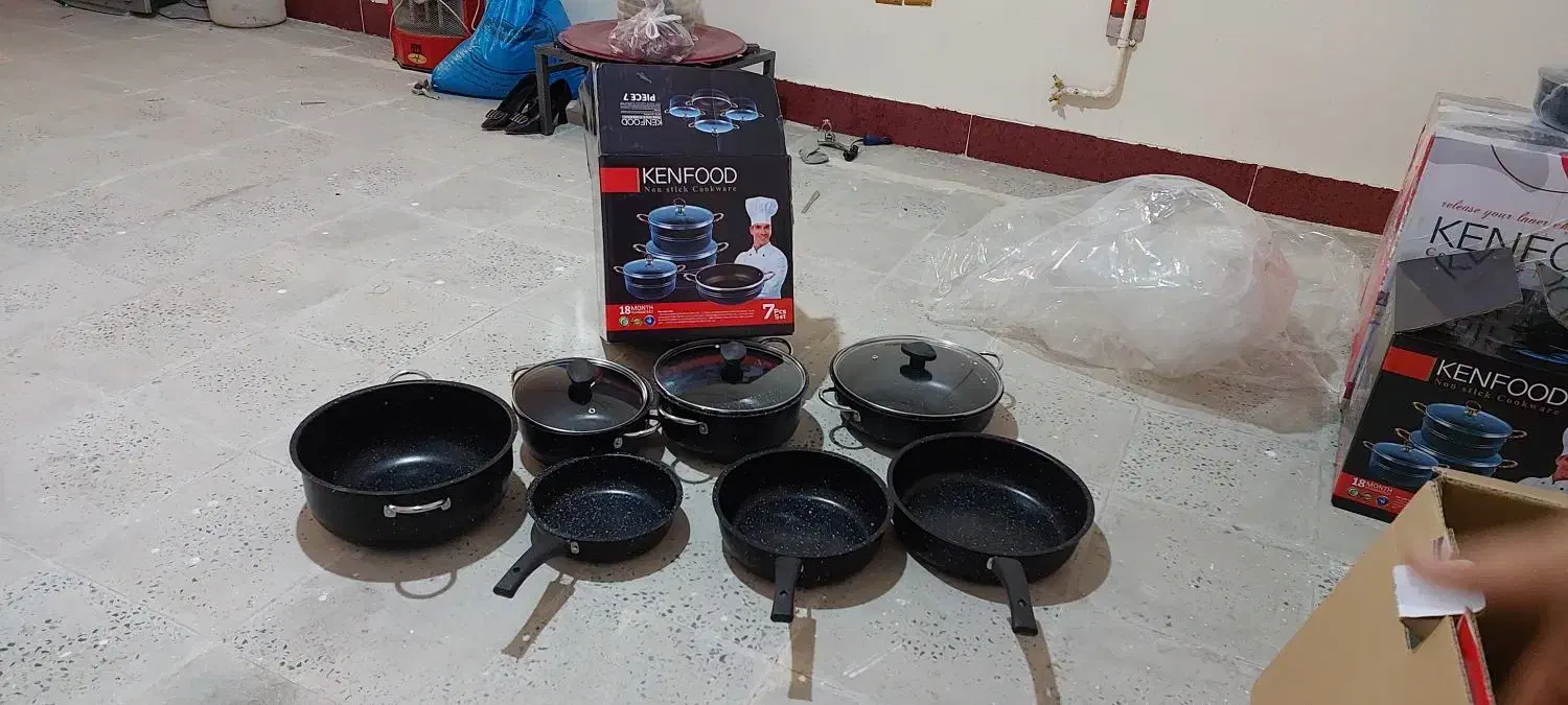 قابلمه گرانیتی 15 پارچه|ظروف پختوپز|کوهدشت, |دیوار