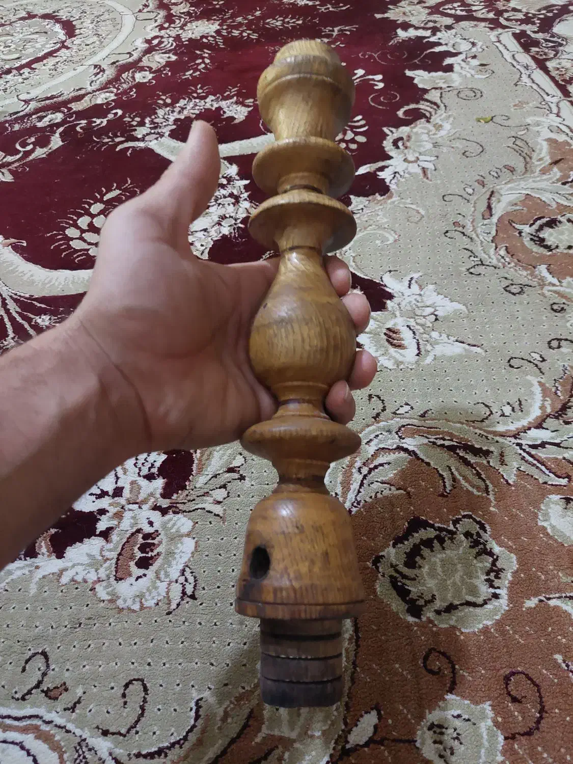 تنه قلیان چوبی ۲۵۰ تومن|زیورآلات و اکسسوری|اقبالیه, |دیوار