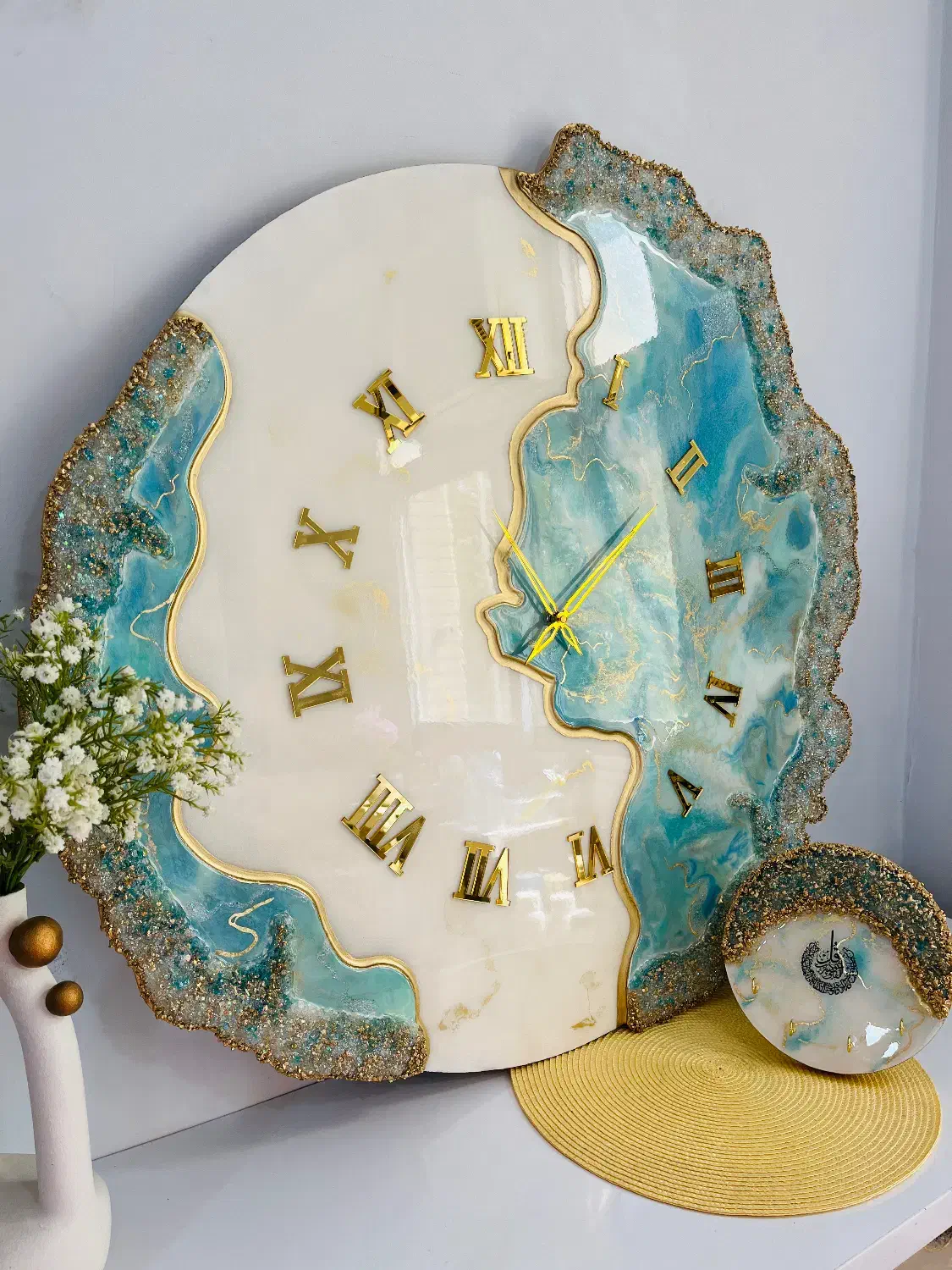 ساخت و فروش ساعت رزینی|صنایع دستی و سایر لوازم تزئینی|قشم, |دیوار